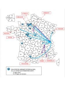 plan de transport quotidien