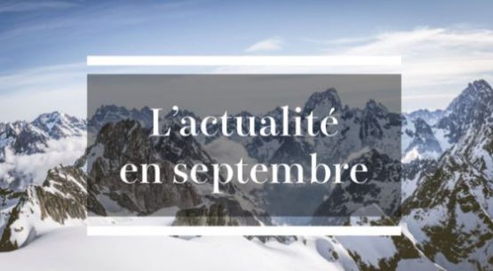 Les nouvelles du mois de septembre